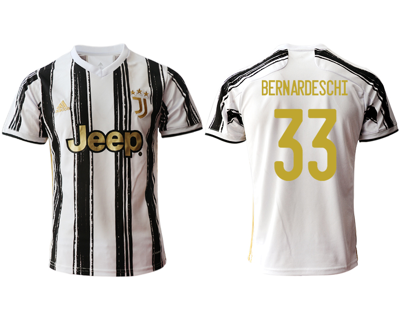 Men 2020-2021 club Juventus home aaa version #33 white Soccer Jerseys1
